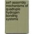 Self-assembly mechanisms of quadruple hydrogen bonding systems