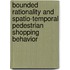 Bounded Rationality and Spatio-Temporal Pedestrian Shopping Behavior
