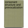 Consonant Structure and Prevocalization by N. Operstein