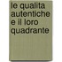Le qualita autentiche e il loro quadrante