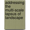 Addressing the multi-scale lapsus of landscape by J.M. Schoorl