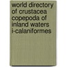 World directory of Crustacea Copepoda of inland waters I-Calaniformes by D. Defaye