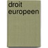 Droit europeen