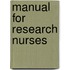 Manual for research nurses