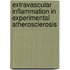 Extravascular inflammation in experimental atherosclerosis