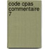 Code Cpas Commentaire 7