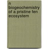 N biogeochemistry of a pristine fen ecosystem door Dries Roobroeck