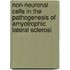 Non-neuronal cells in the pathogenesis of amyotrophic lateral sclerosi