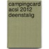 Campingcard Acsi 2012 Deenstalig
