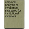 Empirical analysis of investment strategies for institutional investors door L. Swinkels