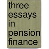 Three Essays in Pension Finance door Z. Shi
