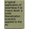 A Typical Application Of Seamless-if At Macro Level: A Trade Liberalization Scenario Applied To The Eu by Marcel Kuiper