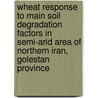 Wheat response to main soil degradation factors in semi-arid area of northern Iran, Golestan Province door H.R. Asgari