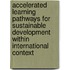 Accelerated Learning Pathways for Sustainable Development within International Context