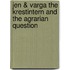 Jen & Varga The Krestintern And The Agrarian Question