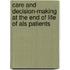 Care And Decision-making At The End Of Life Of Als Patients