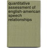 Quantitative assessment of English-American speech relationships by R.G. Shackleton