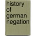 History of German Negation