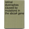 Retinal Dystrophes Caused By Mutations In The Abca4 Gene door B.J. Klevering