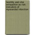 Hostility and vital exhaustion as risk indicators of myocardial infarction