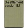 D-Settlement Version 9.1 by V. Trompille