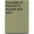 Concepts of science in Europe and Asia
