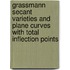 Grassmann secant varieties and plane curves with total inflection points