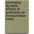 Estimating dynamic effects of promotion on interpurchase times