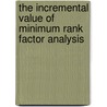 The incremental value of Minimum Rank Factor Analysis door G. Socan