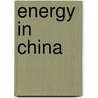 Energy in China by R.T. Segers