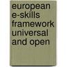 European e-skills Framework Universal and open door A.E.N. Hacquebard