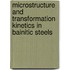 Microstructure and Transformation Kinetics in Bainitic Steels