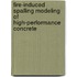 Fire-induced spalling modeling of high-performance concrete