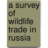 A survey of wildlife trade in Russia door I.E. Chestin