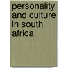 Personality and culture in South Africa by V.H. Valchev