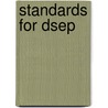 Standards For Dsep door B. Feenstra