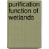 Purification function of wetlands