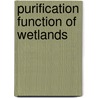 Purification function of wetlands door X. Li