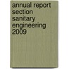 Annual report section Sanitary Engineering 2009 door J.C. van Dijk