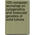 12th European Workshop on Cytogenetics and Molecular Genetics of Solid Tumors