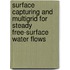Surface Capturing and Multigrid for Steady Free-Surface Water Flows