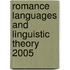 Romance Languages and Linguistic Theory 2005