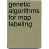 Genetic algorithms for map labeling by S. Van dijk