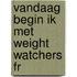 Vandaag Begin Ik Met Weight Watchers Fr