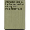 Interstitial cells in the human and rat urinary tract. morphology and door F. van der Aa