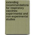 Extending Recommendations for Respiratory Vaccines: Experimental and Non-experimental Studies