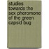Studies towards the sex pheromone of the Green capsid bug