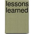 Lessons learned