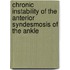 Chronic instability of the anterior syndesmosis of the ankle