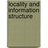 Locality and Information Structure door Y. Endo